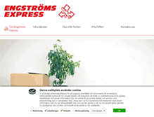 Tablet Screenshot of engstroms-express.se